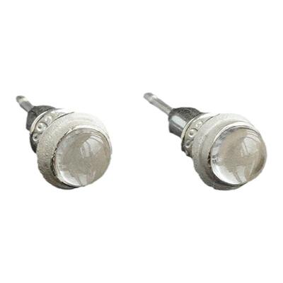 STONESURGE纯银水珠耳钉