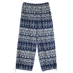 布符官方早秋新款原创经典文艺复古百搭时尚洋气松紧阔腿裤女