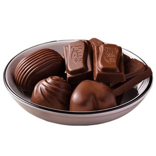 黑巧克力散装好吃的网红零食喜糖混合夹心糖果牛奶（代可可脂）