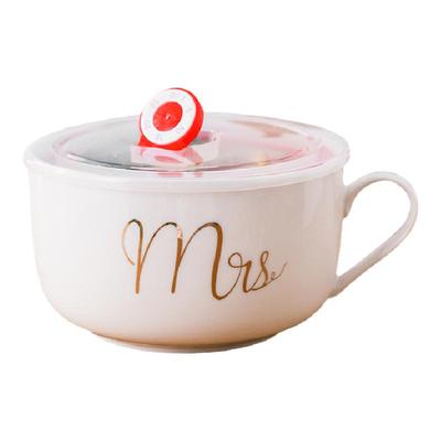 陶瓷可微波炉泡面碗上班族饭盒