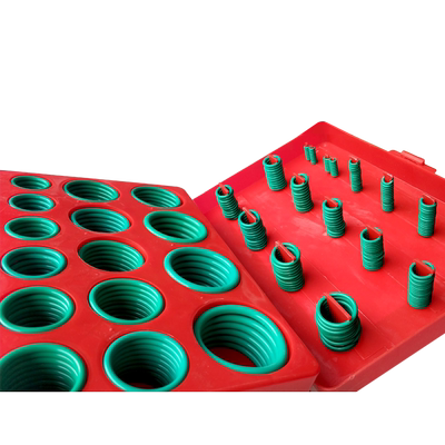 红黄蓝国标美标日标O型圈盒装橡胶圈耐高温 酸碱氟胶密封圈修理盒