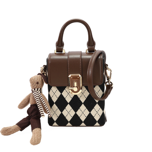 南风Chio2nd 兔子的报恩手提包包女2025新款百搭菱格单肩斜挎小包