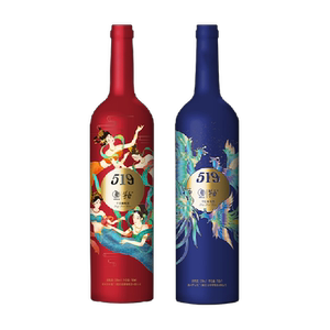 茅台山海凤凰系列519红标+519蓝标干红葡萄酒组合装