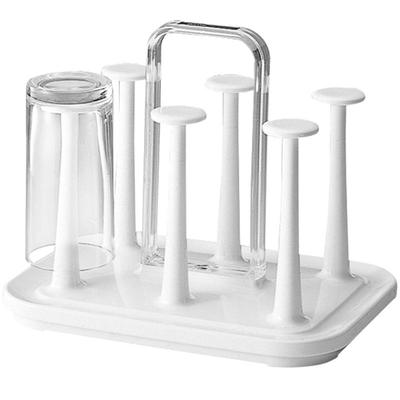 日本进口asvel沥水奶瓶倒置杯架