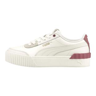 Puma彪马CARINA象牙白花瓣女轻便增高透气运动休闲板鞋 373031-12