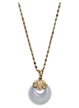 999足银平安扣项链女2025新款