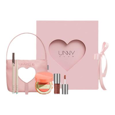unny彩妆礼盒腮红气垫膏唇蜜眼线胶笔套装礼盒伴手礼送朋友闺蜜女