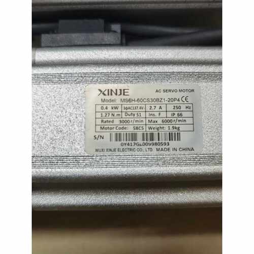 议价信捷伺服电机MS6H-60CS30BZ1-20P4 0.4K
