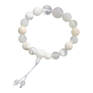 zeroline白水晶十八籽手链女轻奢精致黑曜石手串红绳礼物送礼手链