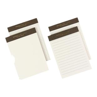苏铁时光便签纸无粘性便利贴草稿纸初中生草稿本空白笔记本备忘录简约ins风横线方格纸厚拍纸本便签本可撕