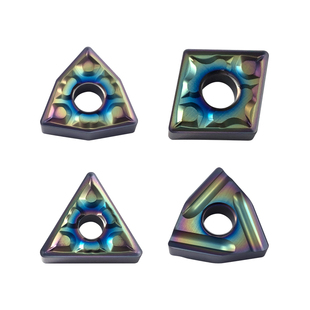 淬火钢数控刀片桃形外圆WNMG080408替代CBN七彩加硬轴承钢车刀片