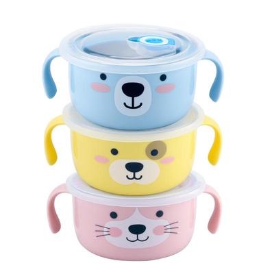 小学生餐具儿童饭碗不锈钢