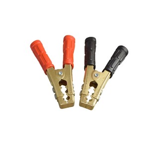 玺稳电瓶纯铜加厚汽车电瓶池搭火线连接帮大号鳄鱼电源过江龙夹子