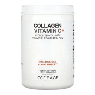 香港直发CodeAge 水解胶原蛋白多肽+粉原味补充剂283g胶囊维生素
