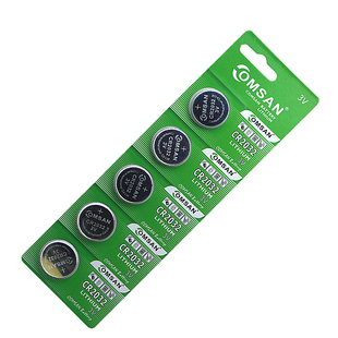 COMSAN纽扣电池CR2032 3V电子称汽车钥匙遥控器小米盒子主板专用