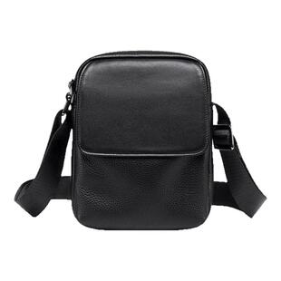 2025新款真皮男士斜挎包男款单肩包头层牛皮大容量轻便通勤休闲包