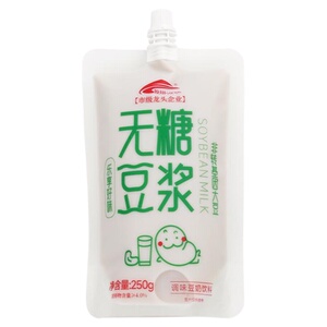原川无糖豆浆配料干净口感醇厚