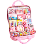 得力文具套装礼盒一年级入学准备必备新年生日礼物开学大礼包女孩学习用品小学生十岁女生幼儿园女童初中儿童