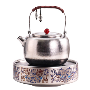 煮茶炉2025新款高端文创电陶炉纯钛泡茶壶围炉煮茶电炉烤火炉套装