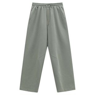 吕小虎ACTUP 宽松慵懒风直筒卫裤男春季松紧腰休闲裤青少年运动裤