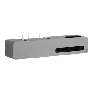 机顶盒置物架wifi路由器收纳投影仪支架墙上电视柜插座遮挡免打孔