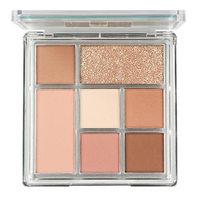 白日梦醒家七色眼影盘一盘多用奶茶色大地烟熏哑光爆闪亮片