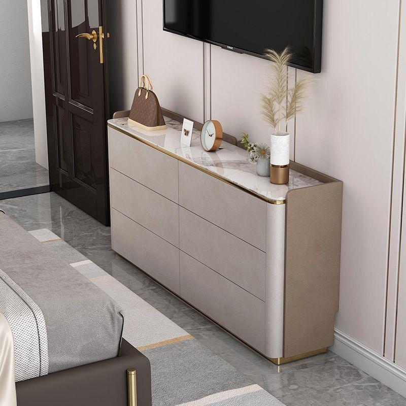 小户型房间收纳置物柜卧室床尾电视柜超薄30公分窄轻奢六斗柜1米