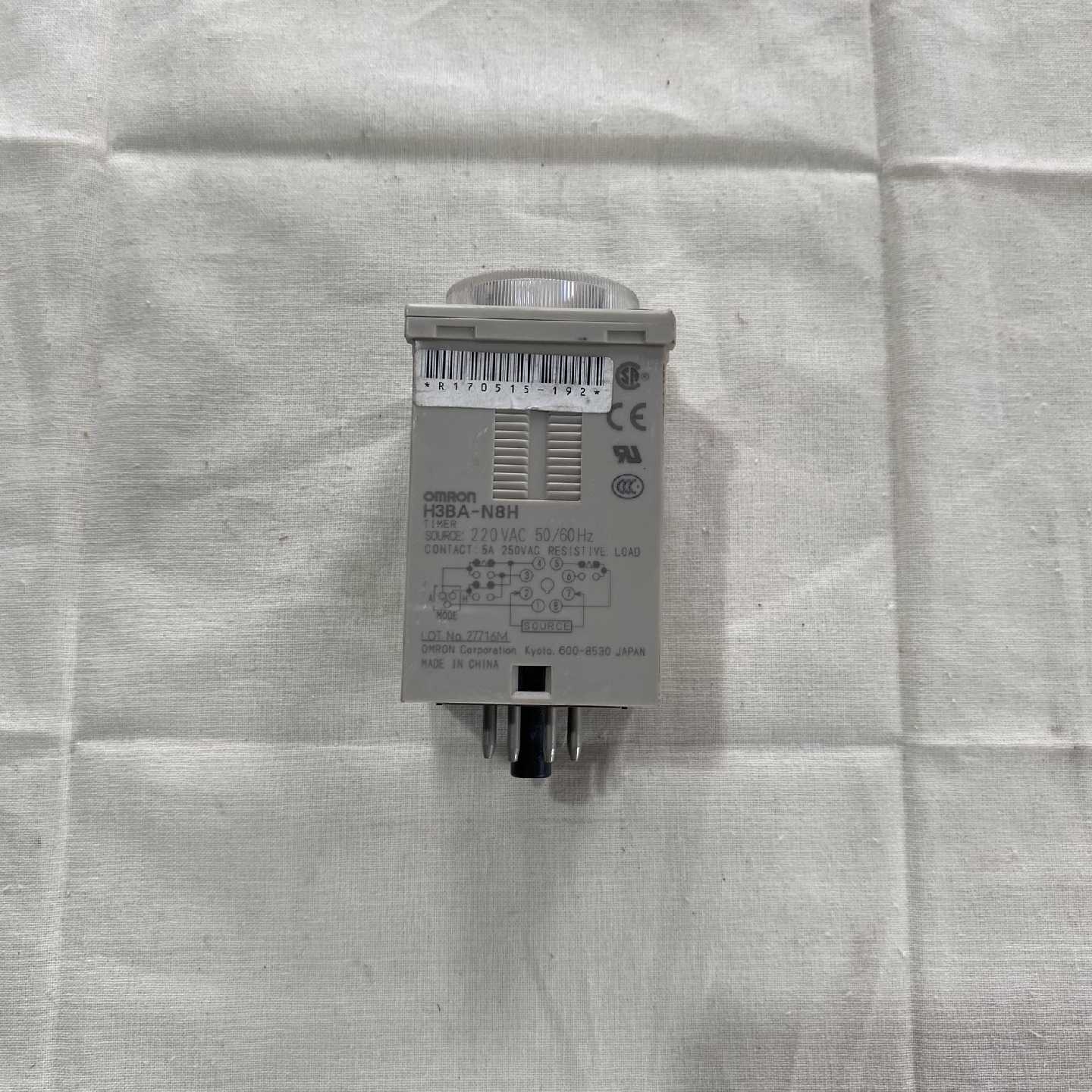 议价欧姆龙时间模块H3BA-N8H时间继电器8脚指针式延时继电器