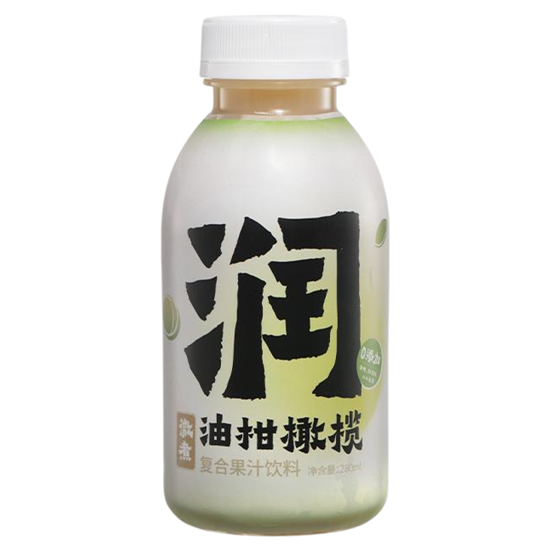 潮汕特产油柑橄榄汁280ml*6瓶装