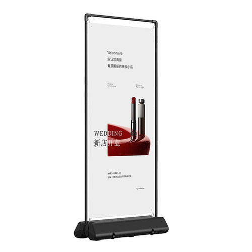 注水门型展架80X180立式户外防风易拉宝海报制作活动宣传架子定制