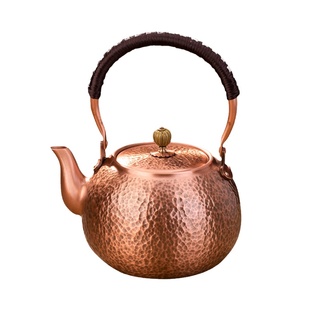 铜壶铜茶壶烧水壶纯铜泡茶煮茶专用紫铜手工电陶炉户外围炉小铜炉