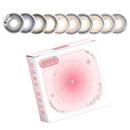 拉拜诗美瞳月抛2片茶棕自然通勤隐形眼镜