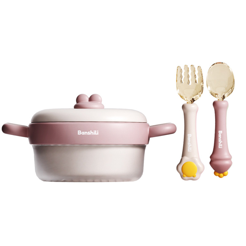 安徒生联名宝宝辅食碗注水保温婴幼儿专用吃饭恒温餐具礼盒套装