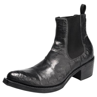 钧博水洗马皮手工固特异巫师靴