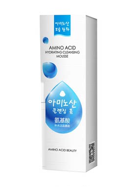 洗面奶氨基酸深层清洁毛孔去角质洁面慕斯泡沫洁面乳卸妆温和男女