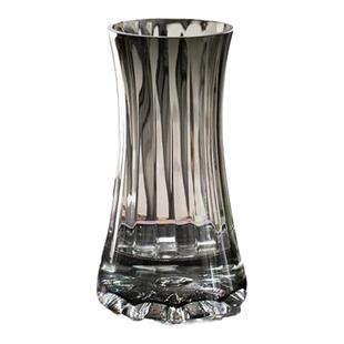 轻奢创意简约原色玻璃花瓶透明水养鲜花百合北欧网红客厅插花摆件