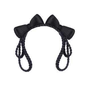 儿童汉服新年假发包古装一体式发箍头饰古风中国风年服女辫子发髻