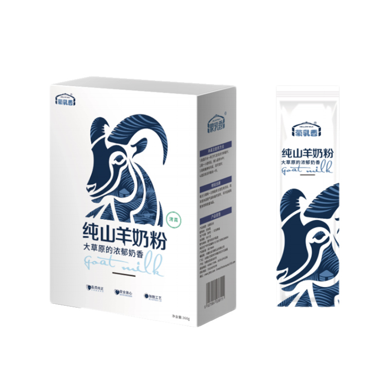 純羊奶粉內蒙古草原蒙乳香純山羊奶粉無添加生羊乳早餐沖飲400g