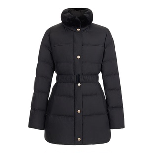 MOJO AVENUE莫佐2025冬新款轻奢质感羽绒服女半高领保暖通勤90鹅