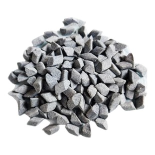 棕刚玉斜三角磨料粗抛研磨石抛磨块抛光磨料去毛刺飞边除锈抛光石