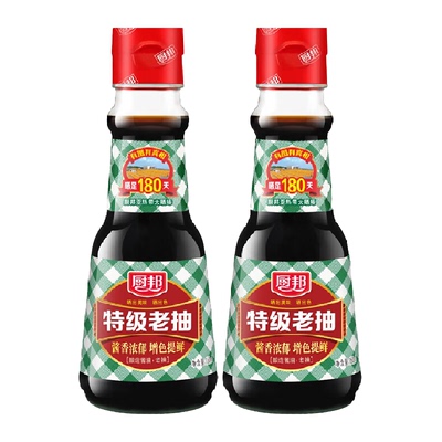 厨邦特级老抽酱油150ml×2瓶