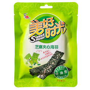 推荐喜之郎美好时光芝麻夹心海苔