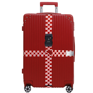 行李箱绑带托运加固十字捆绑束紧便携密码锁拉杆旅行皮箱打包带