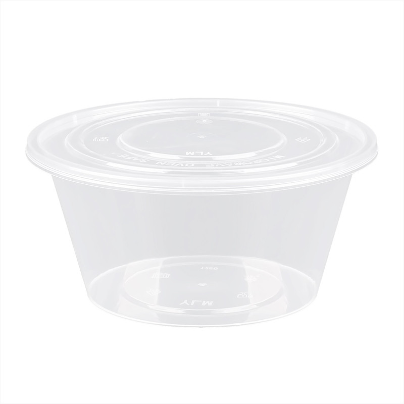 圆形饭盒一次性打包食品级