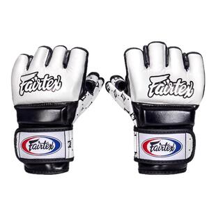 泰国菲泰Fairtex FGV17拳击手套男女半指MMA拳套训练牛皮露指成人