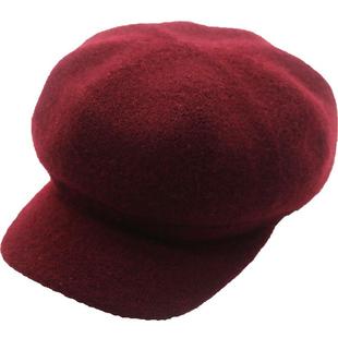 中年妈妈帽子秋冬女士冬帽中老年女帽女式冬女秋百搭妇女八角帽