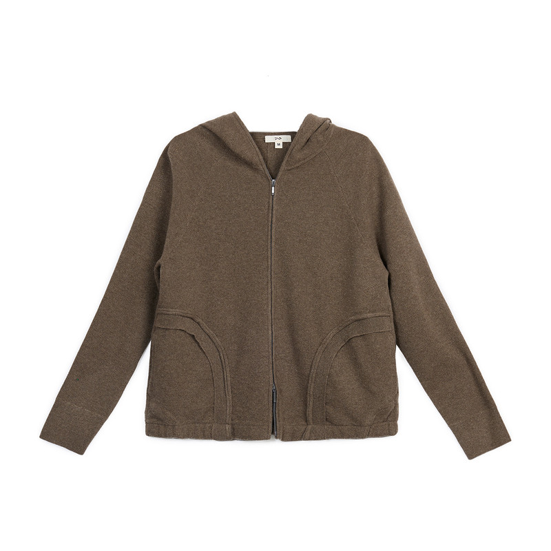 Say Ya【自在】自由传记 休闲夹花羊绒连帽拉链衫 春秋