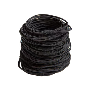 皮筋女扎头发高弹力耐用黑色头绳2025新款高端头饰发绳橡皮筋发圈