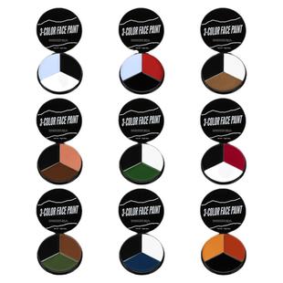 BOBISUKA波比苏卡油性彩绘颜料防水防汗脸部化妆人体彩妆黑白红金