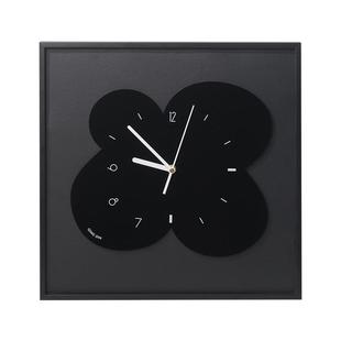 电表箱装饰画带钟表高级电表箱遮挡时钟免打孔静音装饰钟玄关挂画